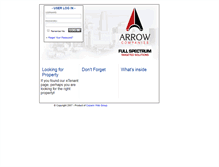 Tablet Screenshot of econnect.arrowcos.com
